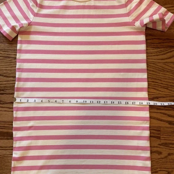 Arket T-shirt dress in pink and cream size small - Picture 5 of 11